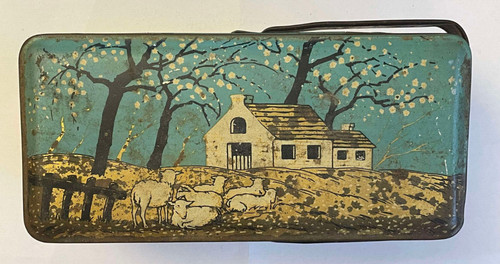 Ancienne boite tole - ancienne,